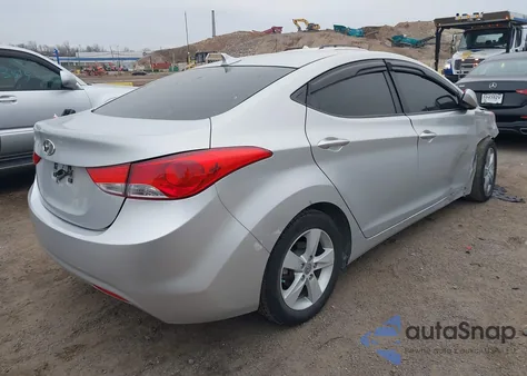2013 Hyundai Elantra Gls из США, поврежденный, VIN KMHDH4AE5DU016636